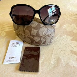 Coach Sienna 612 Black Sunglasses